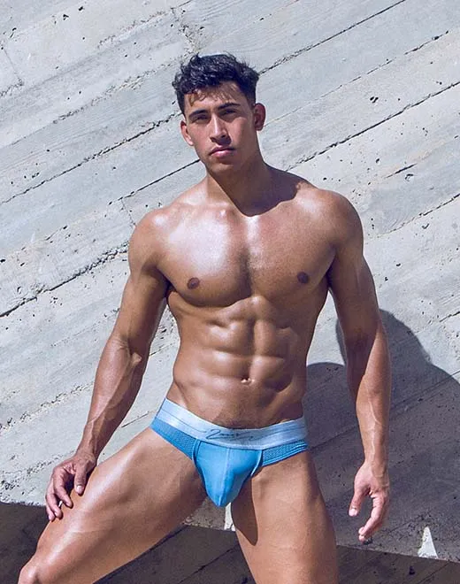 AKTIV Boreas Jockstrap Underwear - Faded Denim