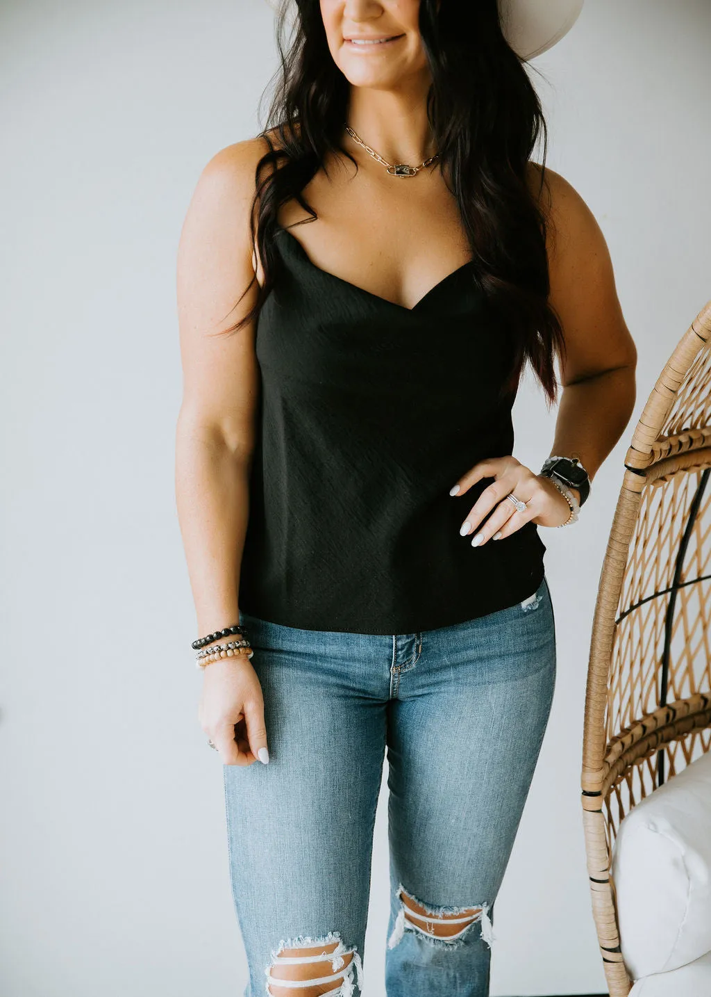 Allison Cowl Neck Tank FINAL SALE