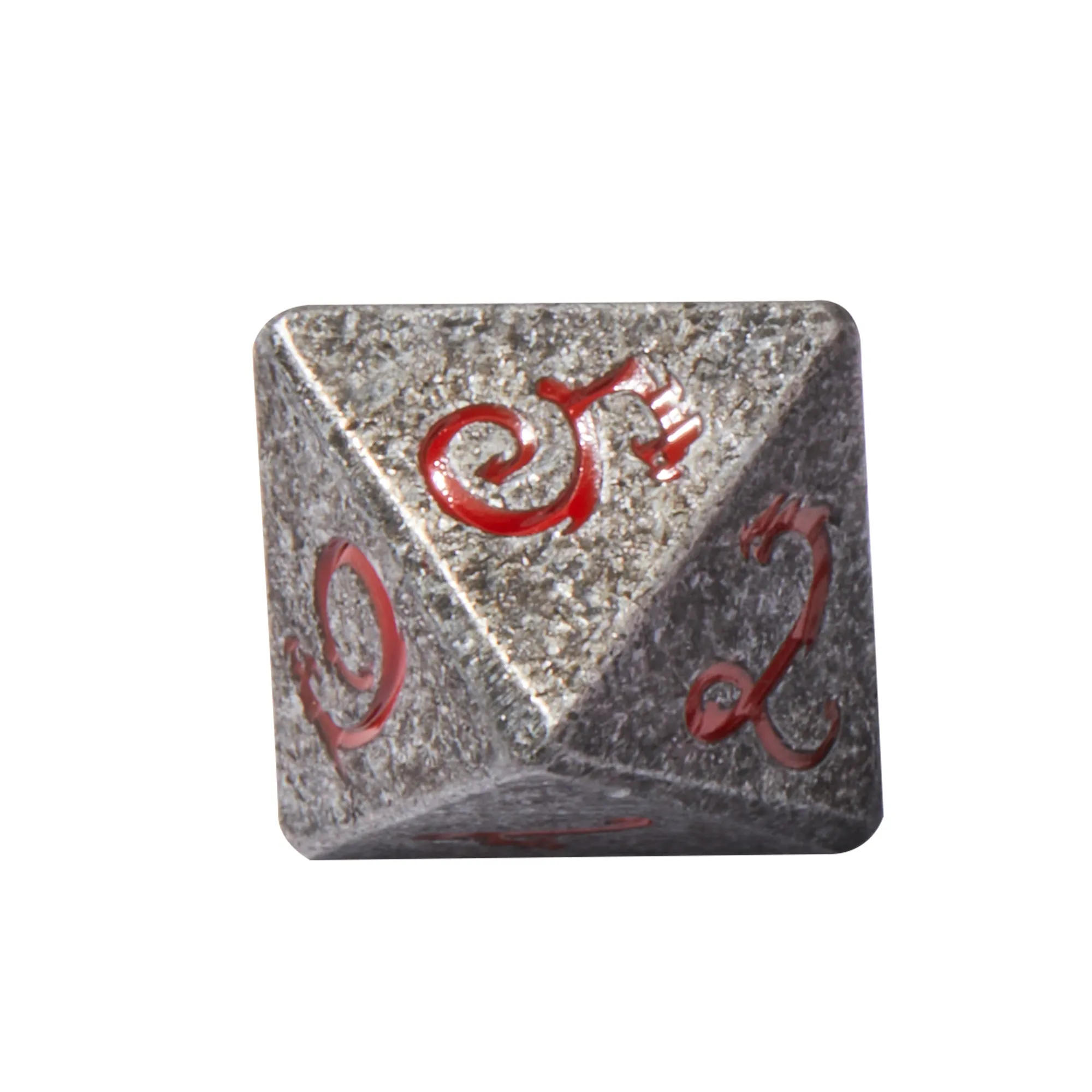 Ancient Dragon’s Breath Red Metal 7pc Dice Set