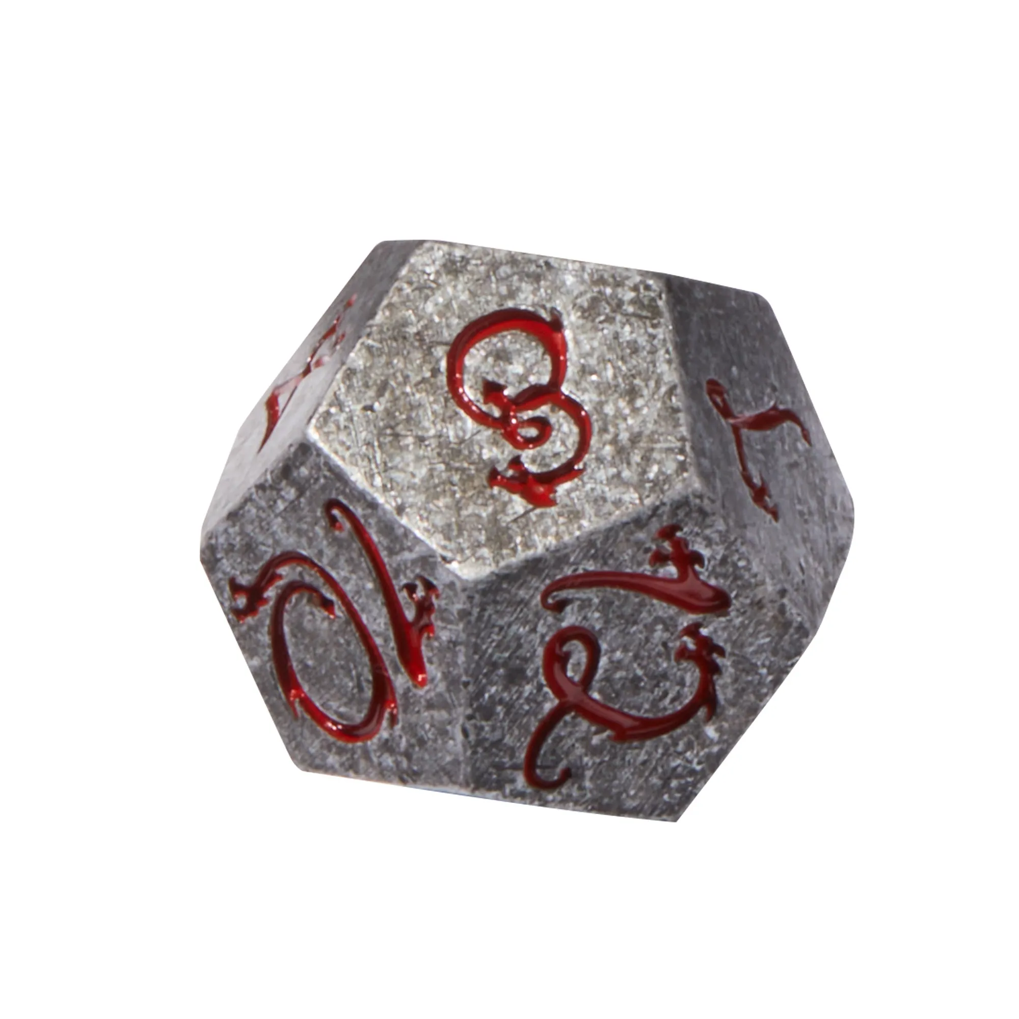 Ancient Dragon’s Breath Red Metal 7pc Dice Set