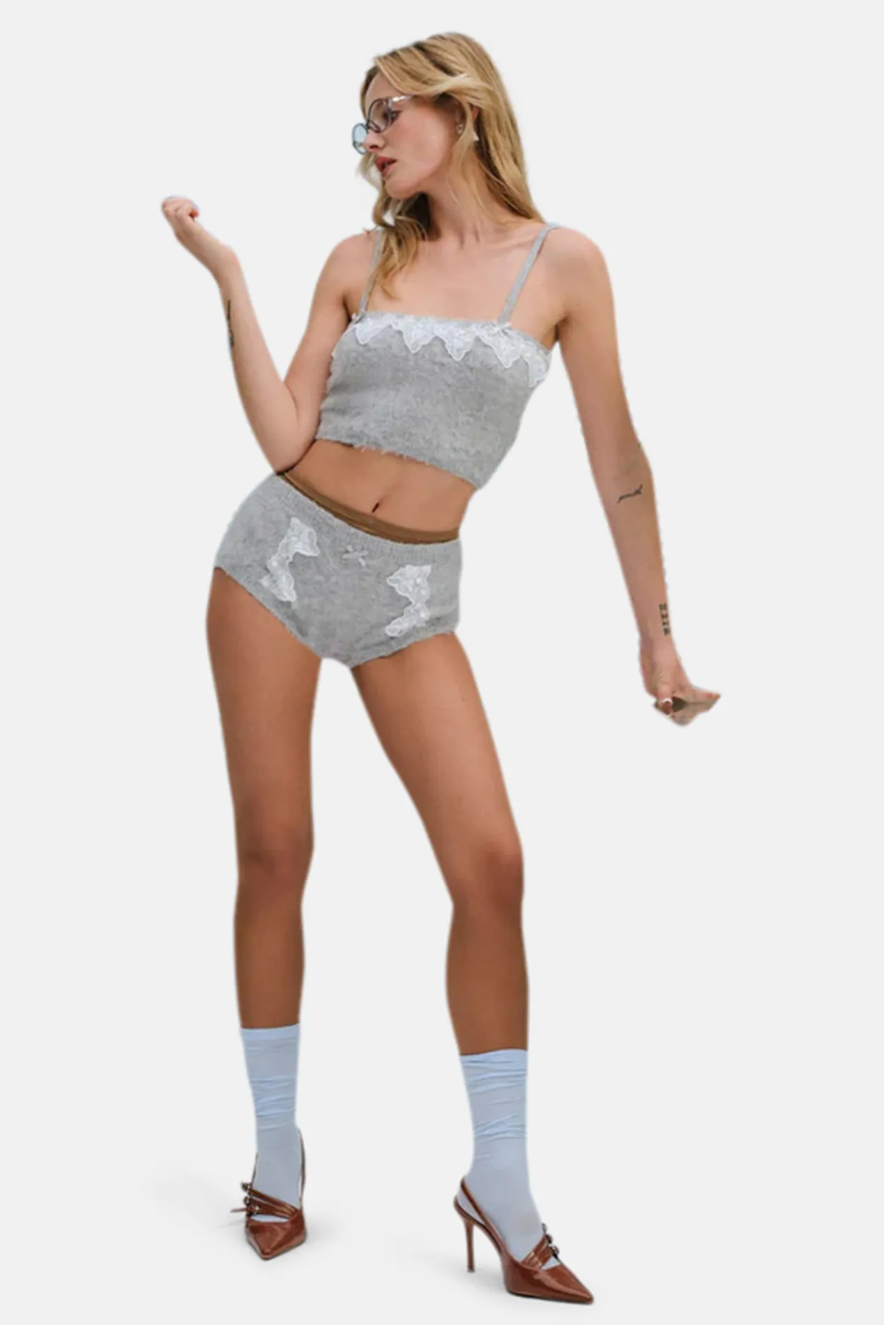 Arinah Tank Grey