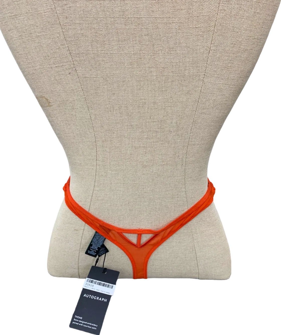 Autograph Orange Thong UK 8
