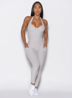 Backless Pocket Bodysuit