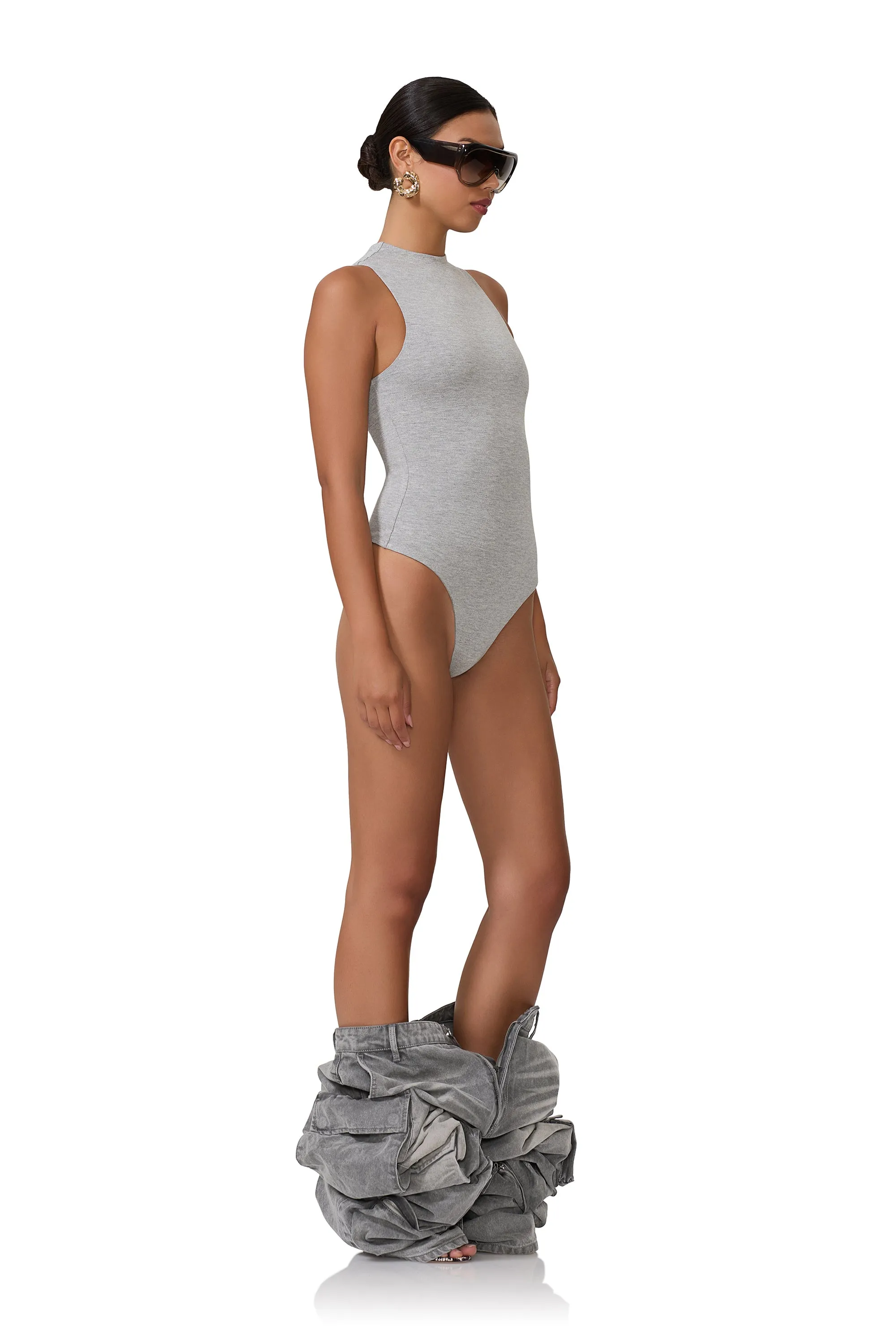 Cami Bodysuit - Heather Grey