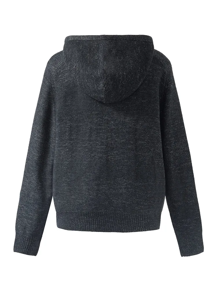 Cashmere Drawstring Women Hoodie