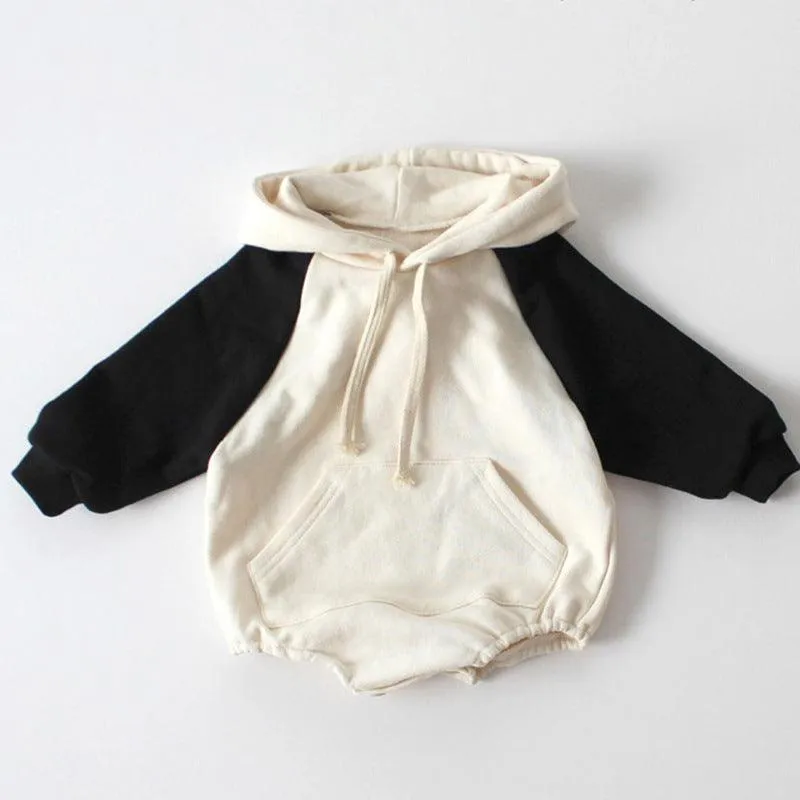 Color Block Hoodie Sweater