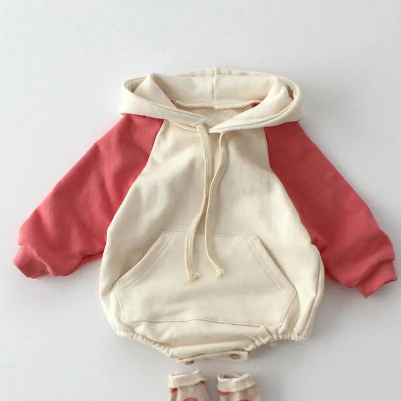 Color Block Hoodie Sweater