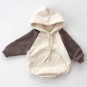 Color Block Hoodie Sweater