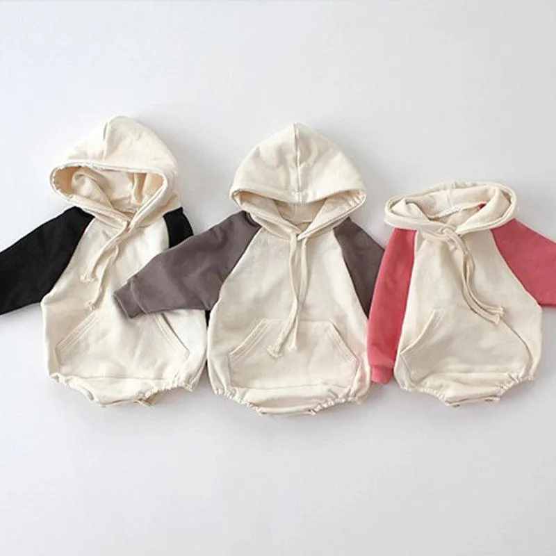 Color Block Hoodie Sweater