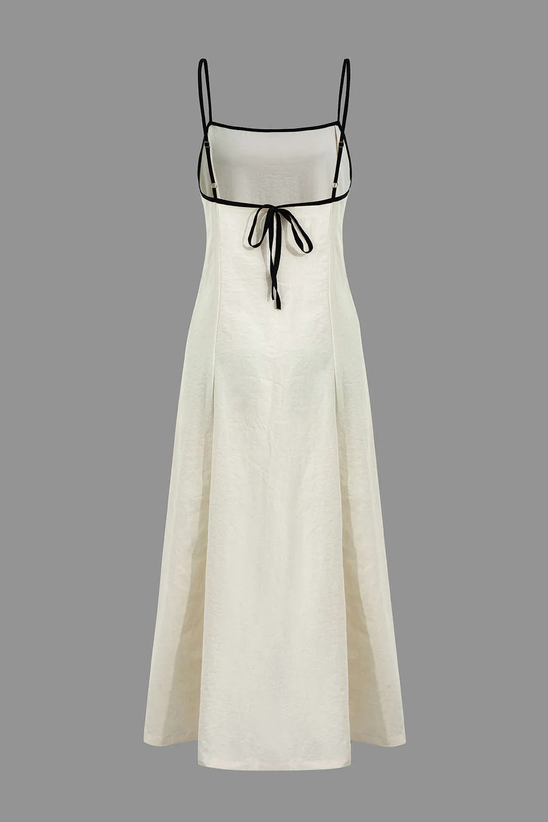 Contrast Trim Slip Midi Dress