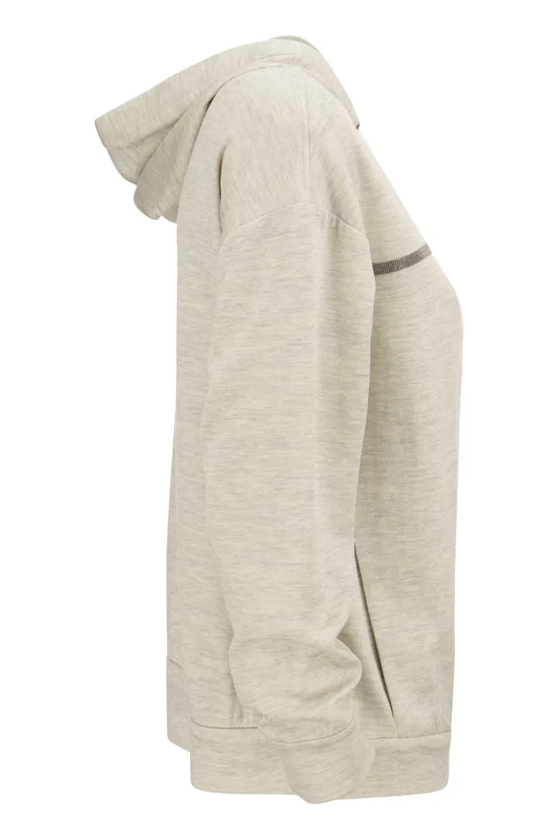 COTTON-SILK INTERLOCK TOPWEAR WITH 'PRECIOUS STRIPE'