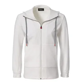 Cotton Sport Hoodie in White
