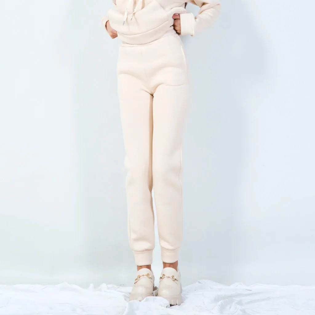 Cozy jogger pants with drawstring waist wholesale