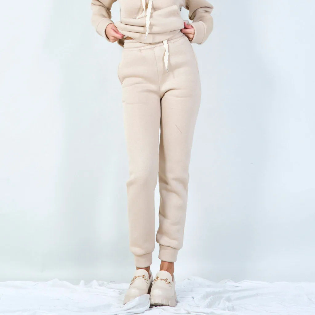 Cozy jogger pants with drawstring waist wholesale