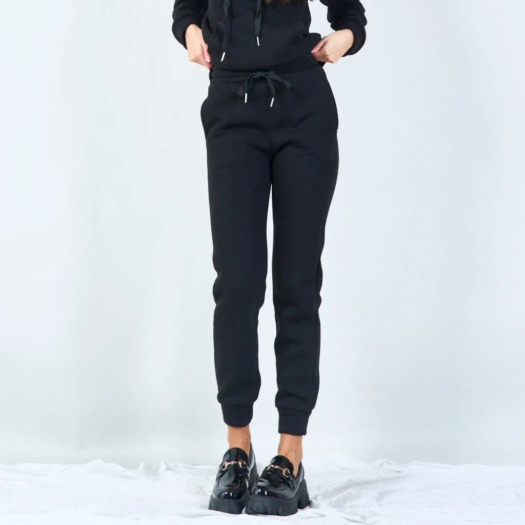 Cozy jogger pants with drawstring waist wholesale