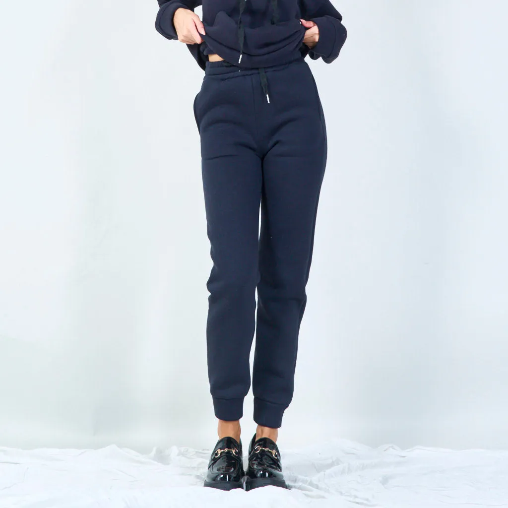 Cozy jogger pants with drawstring waist wholesale