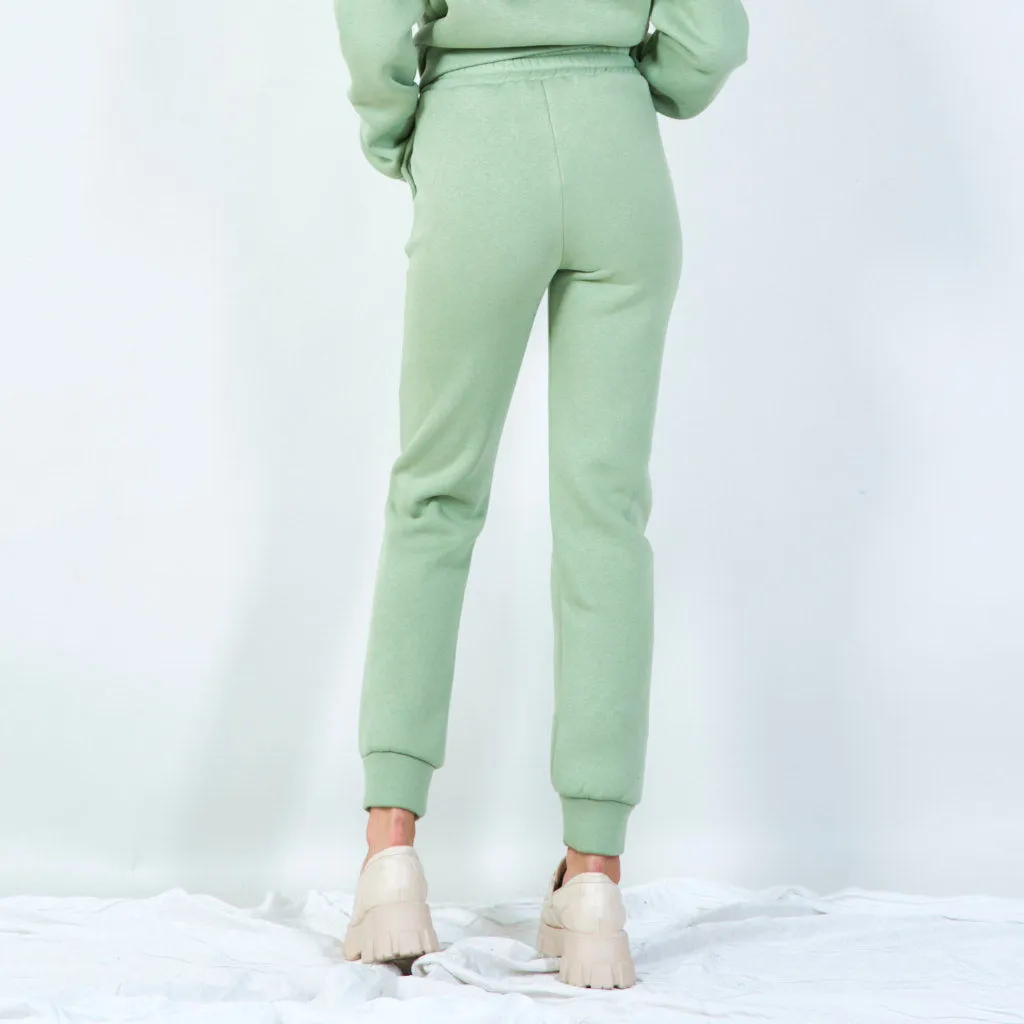 Cozy jogger pants with drawstring waist wholesale