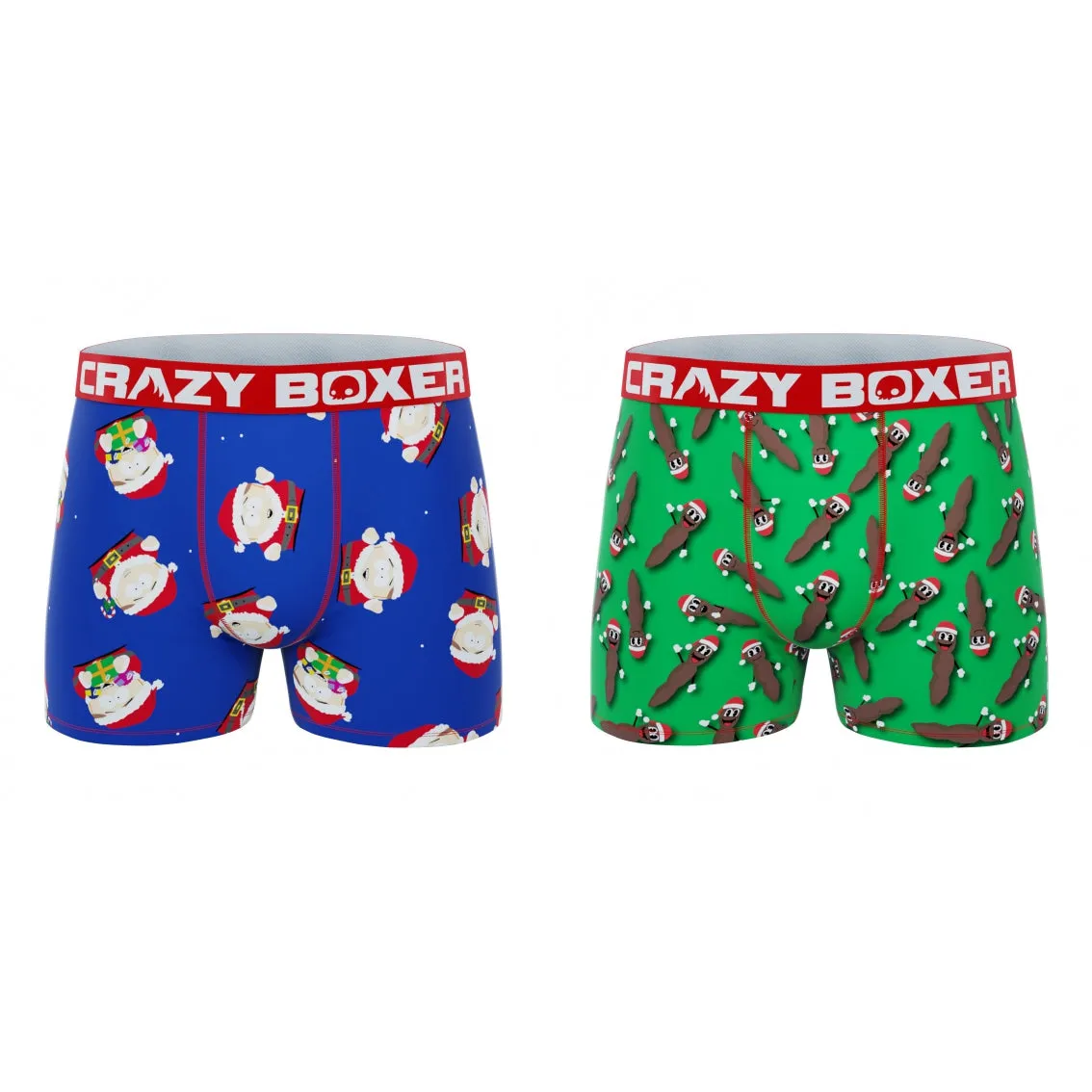 CRAZYBOXER South Park Happy Holidays Men's Boxer Briefs (2 pack)