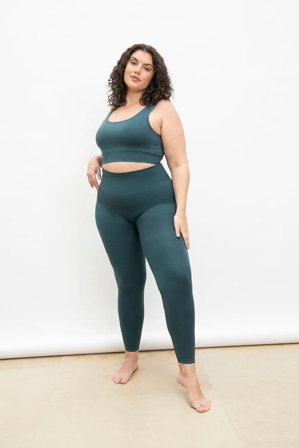 Curve Ultimate Seamless Bralette - Teal Blue