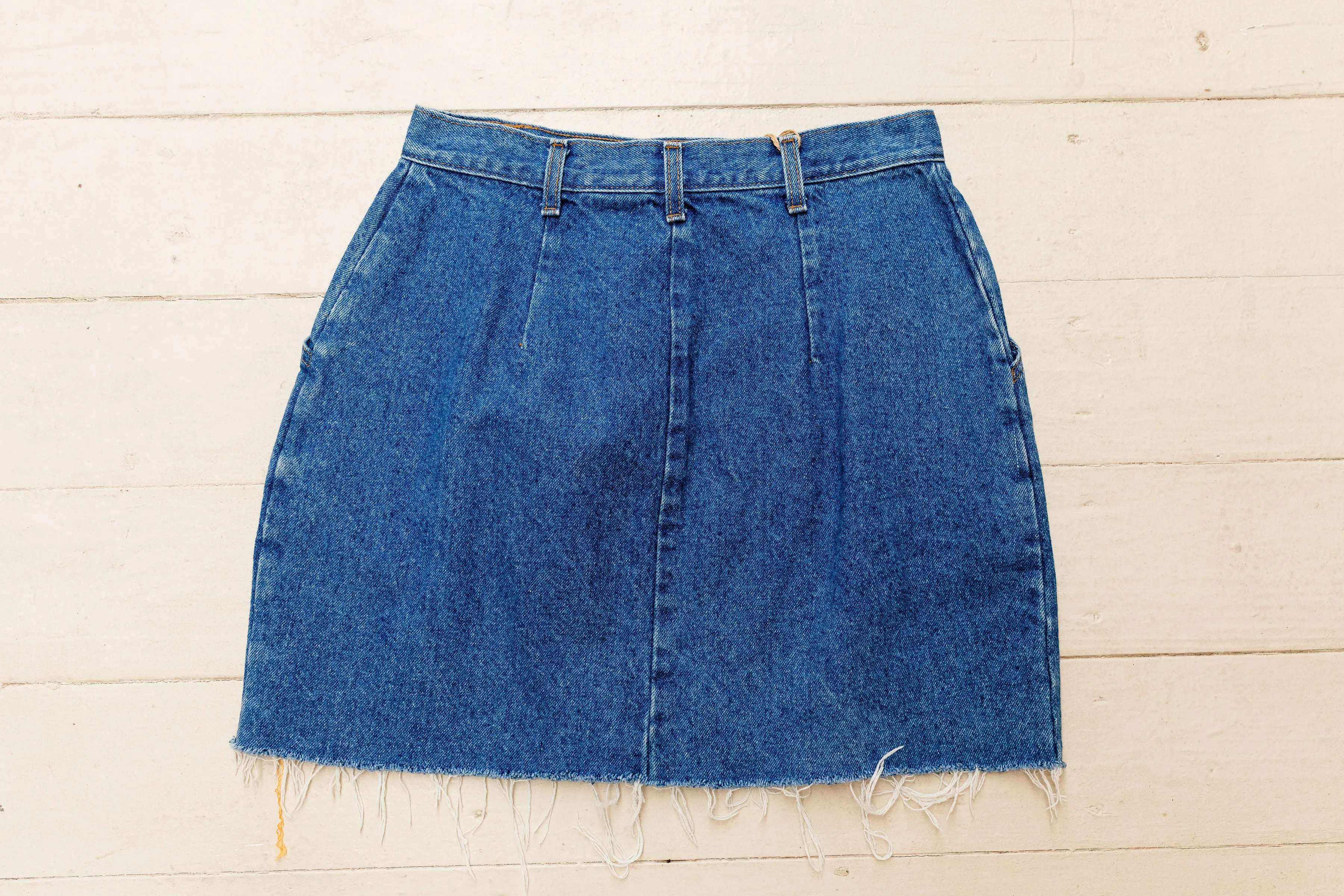 Denim Strawberry Skirt "Prism Collection"