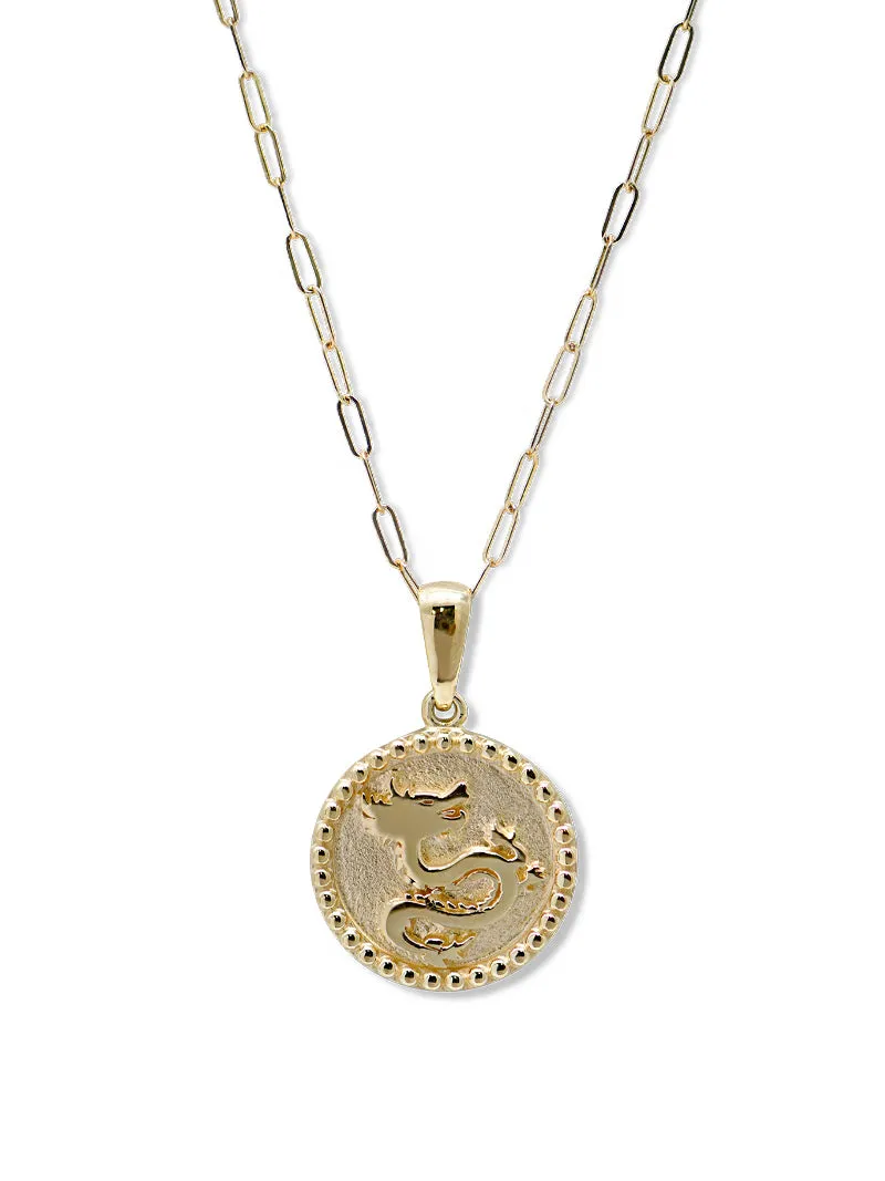 Dew Drop Year of The Dragon Medallion