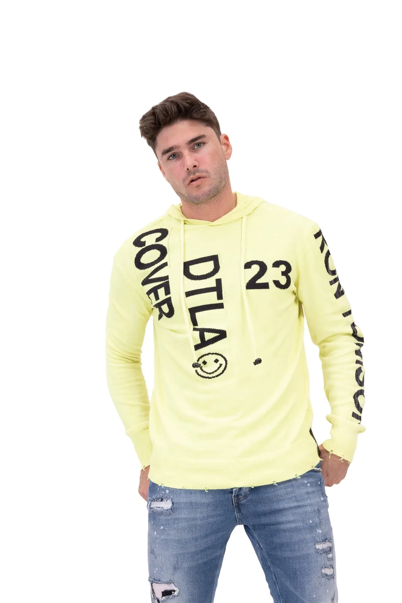 Dtla Hoodie - Neon Yellow