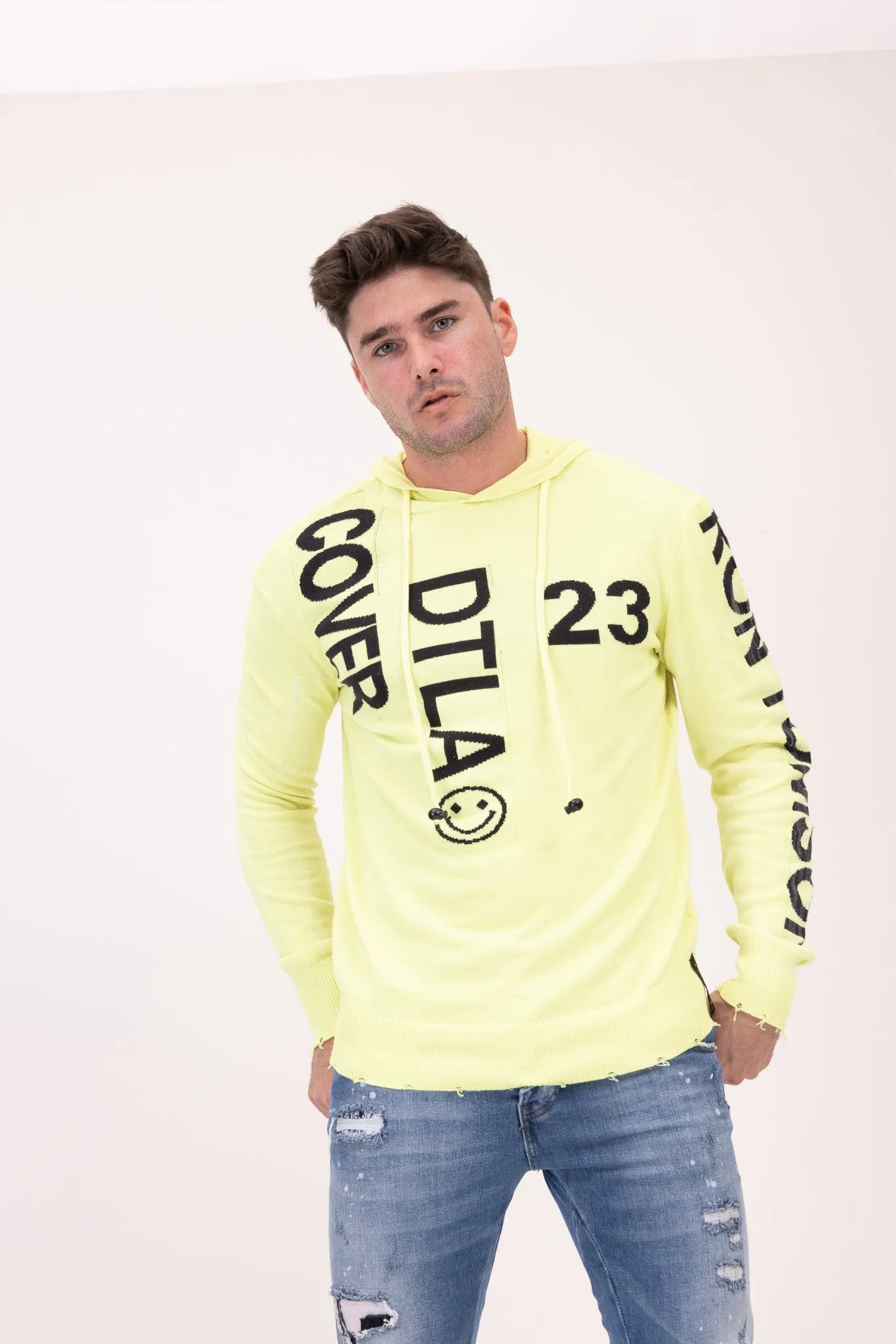 Dtla Hoodie - Neon Yellow
