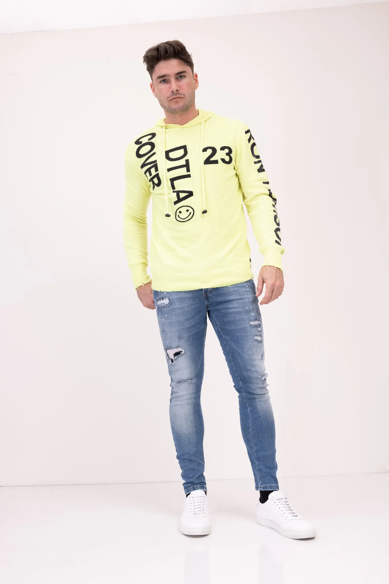 Dtla Hoodie - Neon Yellow