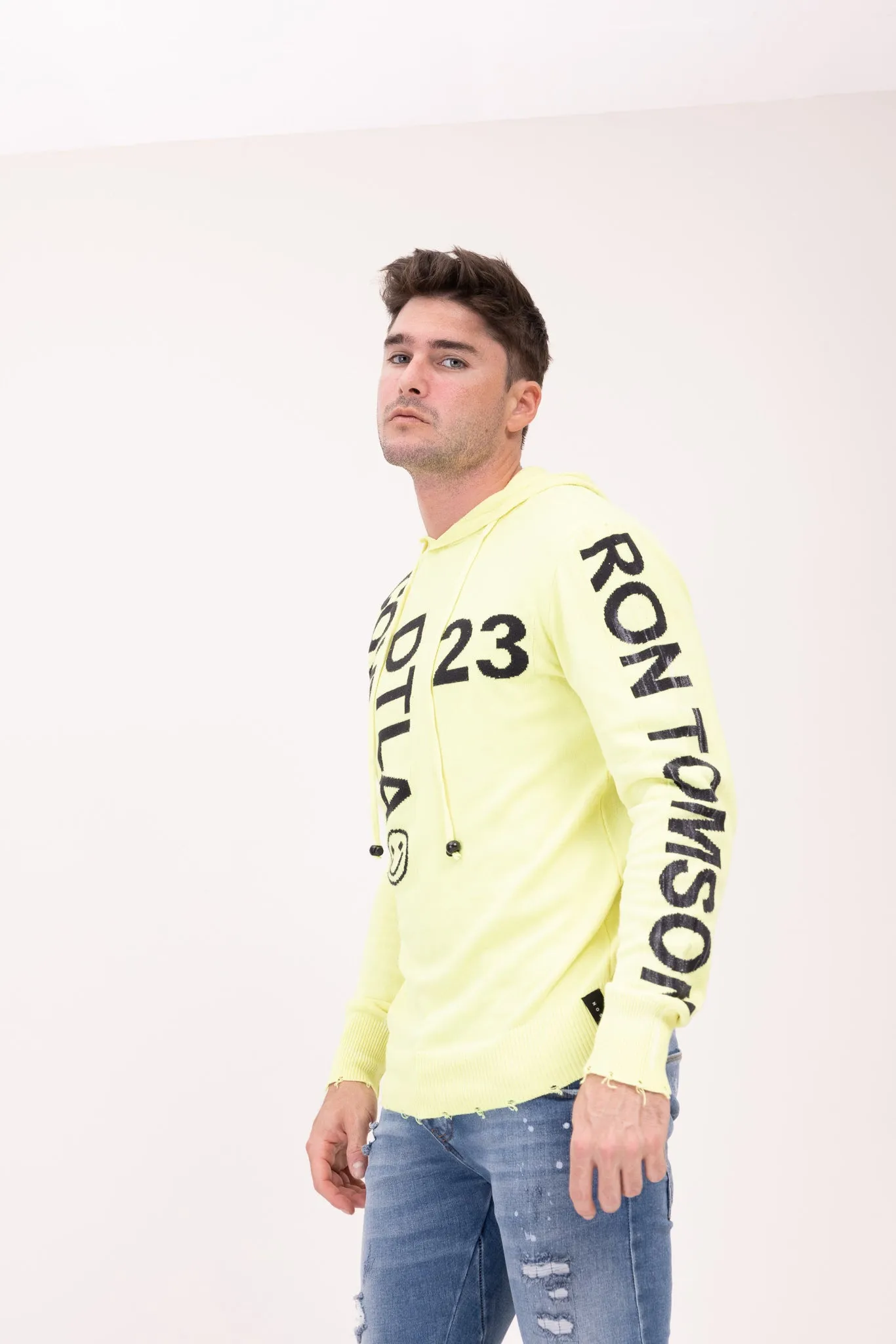 Dtla Hoodie - Neon Yellow