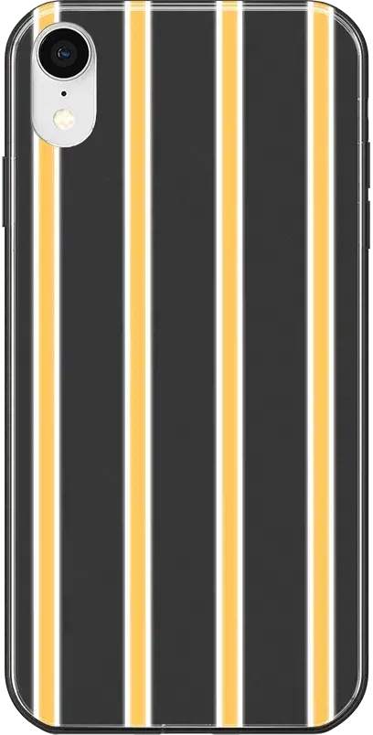Fine Lines | Mustard Yellow Pinstripe iPhone Case