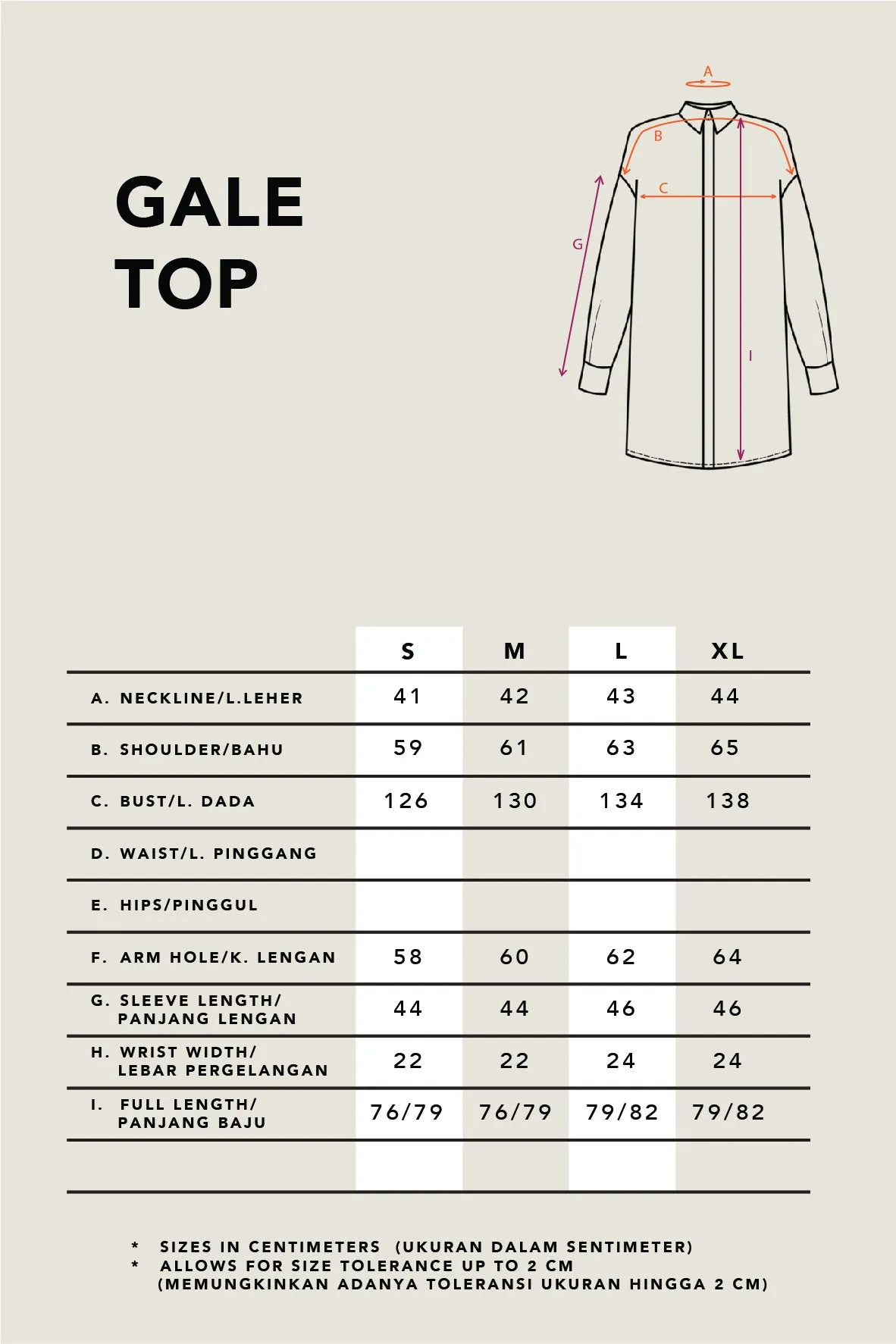 GALE TOP PLUM APRICOT