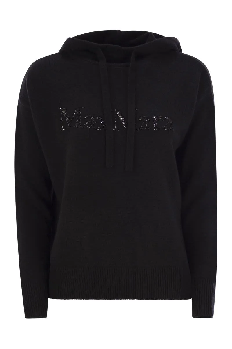 GORIZIA - WOOL AND CASHMERE KNIT SWEATSHIRT