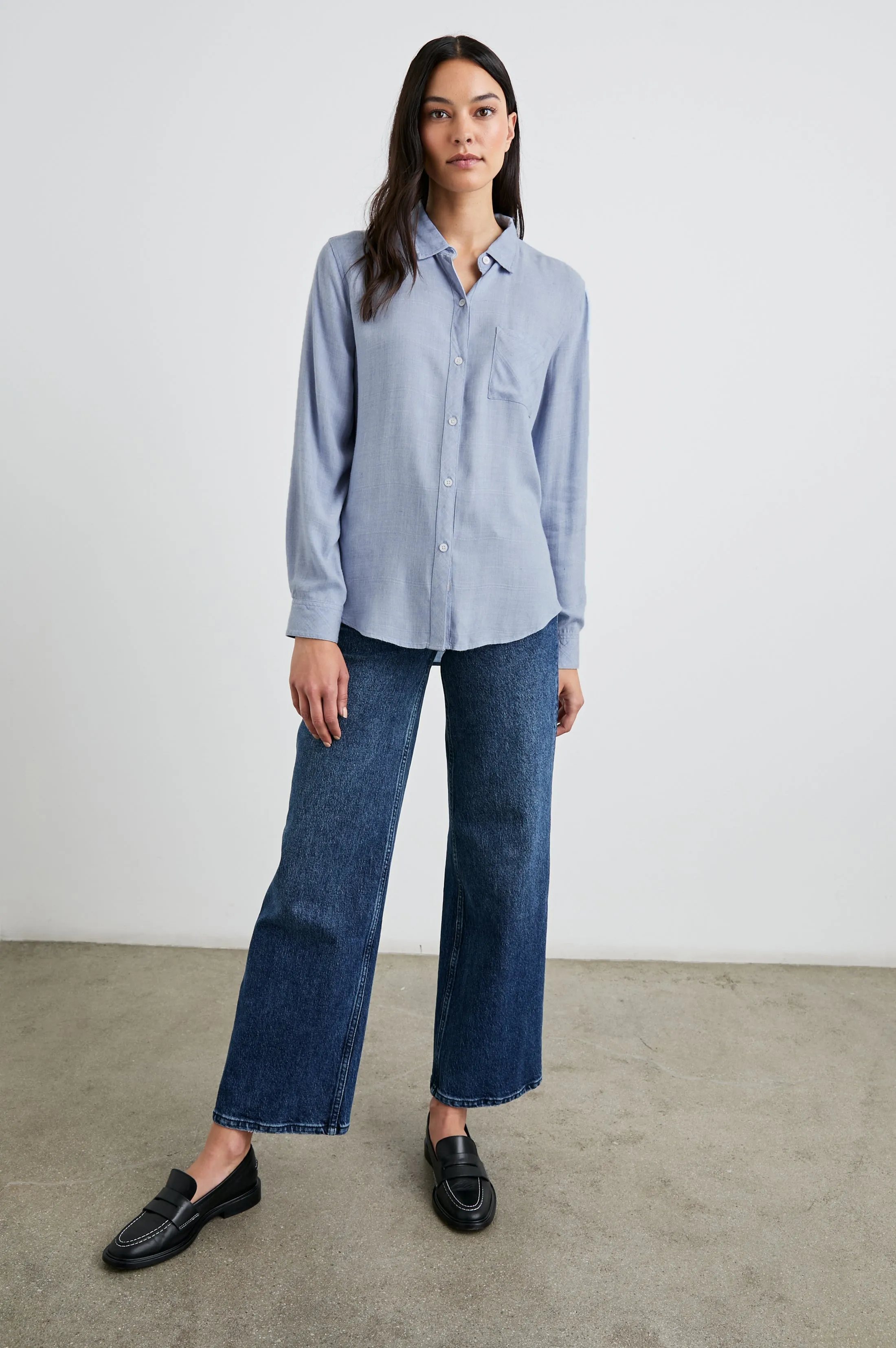 HUNTER SHIRT - CHAMBRAY HEATHER