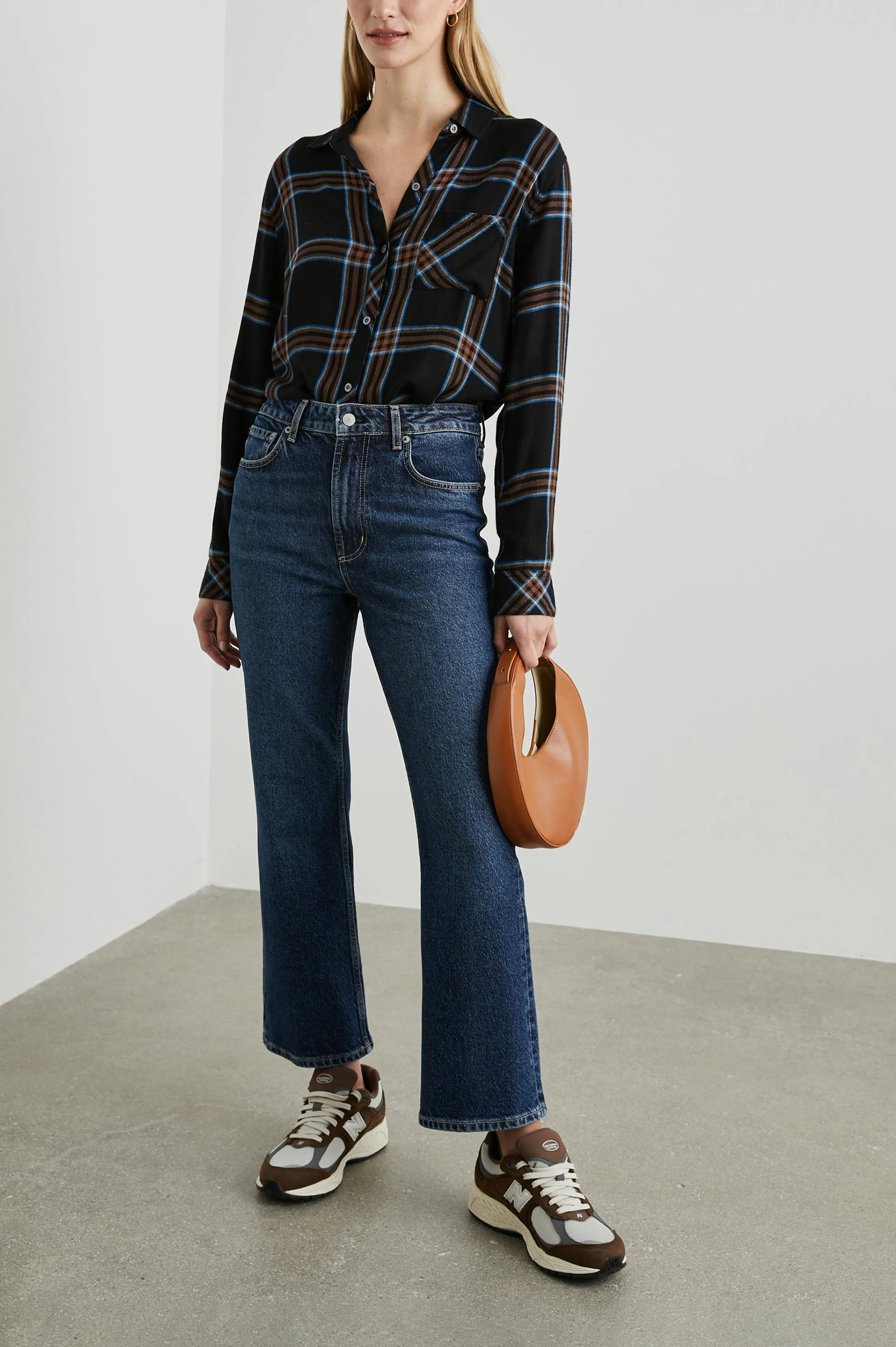 HUNTER SHIRT - COBALT CHESTNUT
