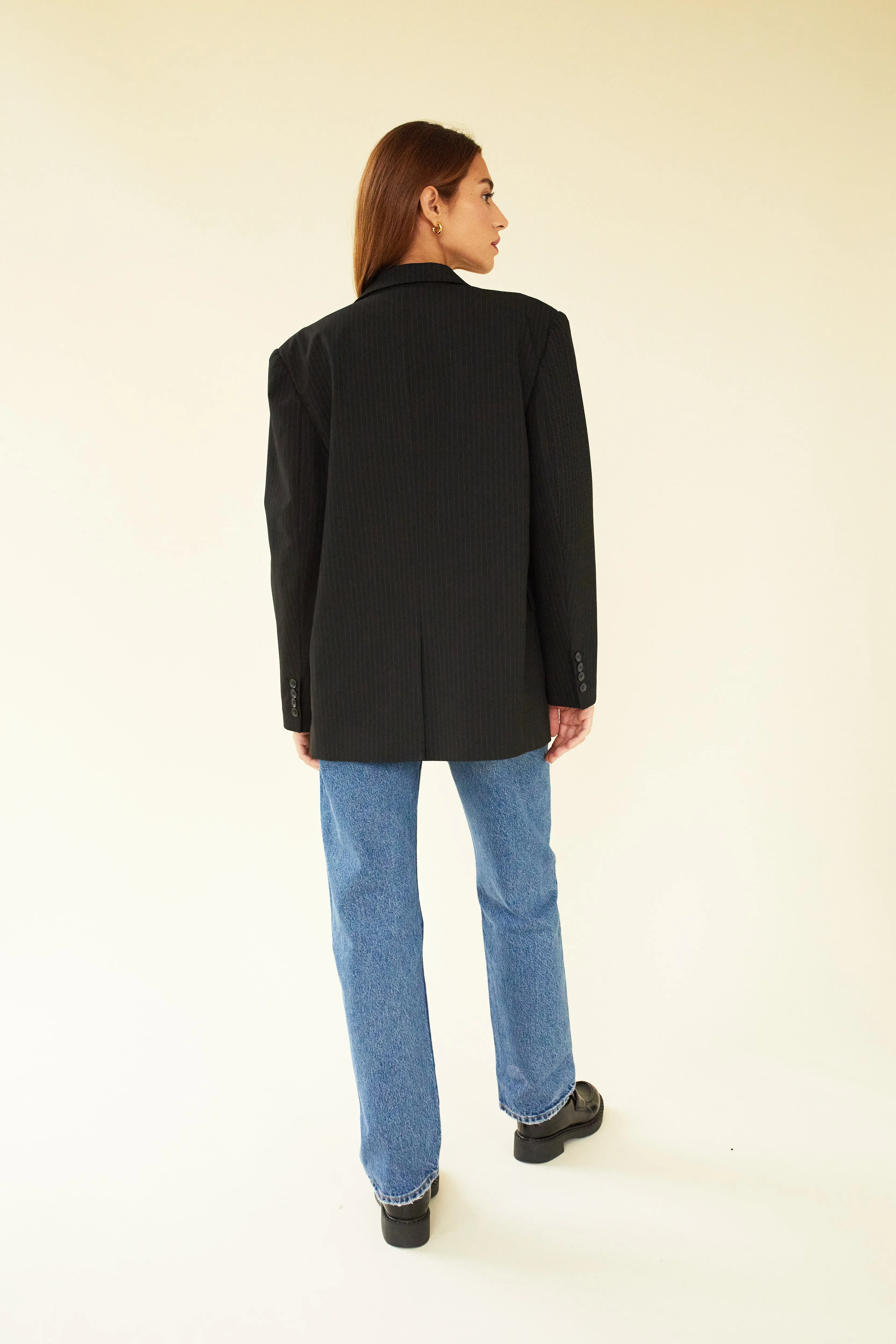 JULIA JACKET - PINSTRIPE