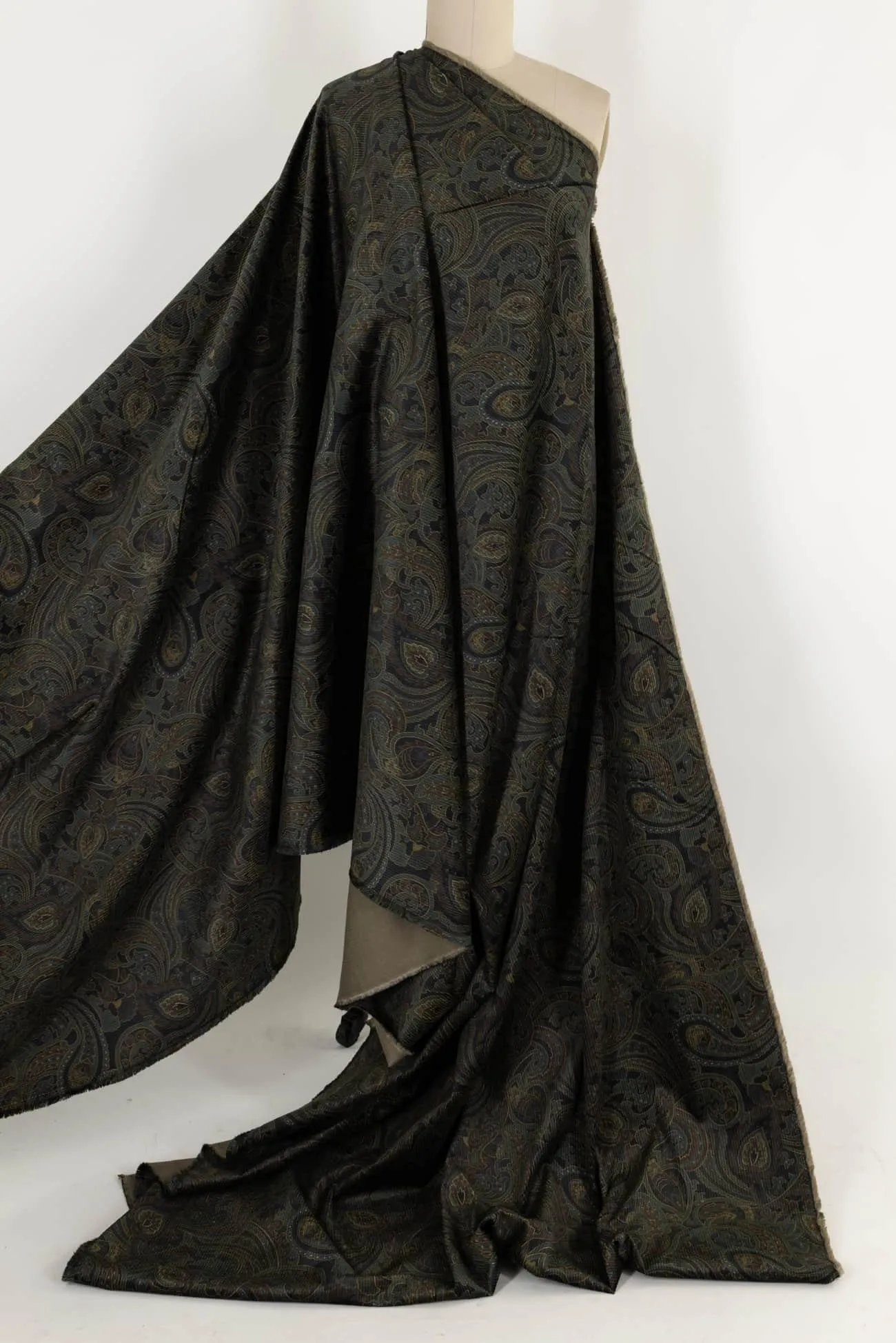 Lancaster Japanese Wide Wale Stretch Cotton Corduroy