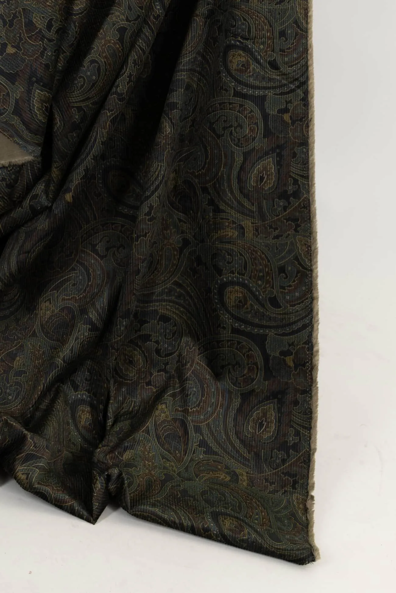 Lancaster Japanese Wide Wale Stretch Cotton Corduroy