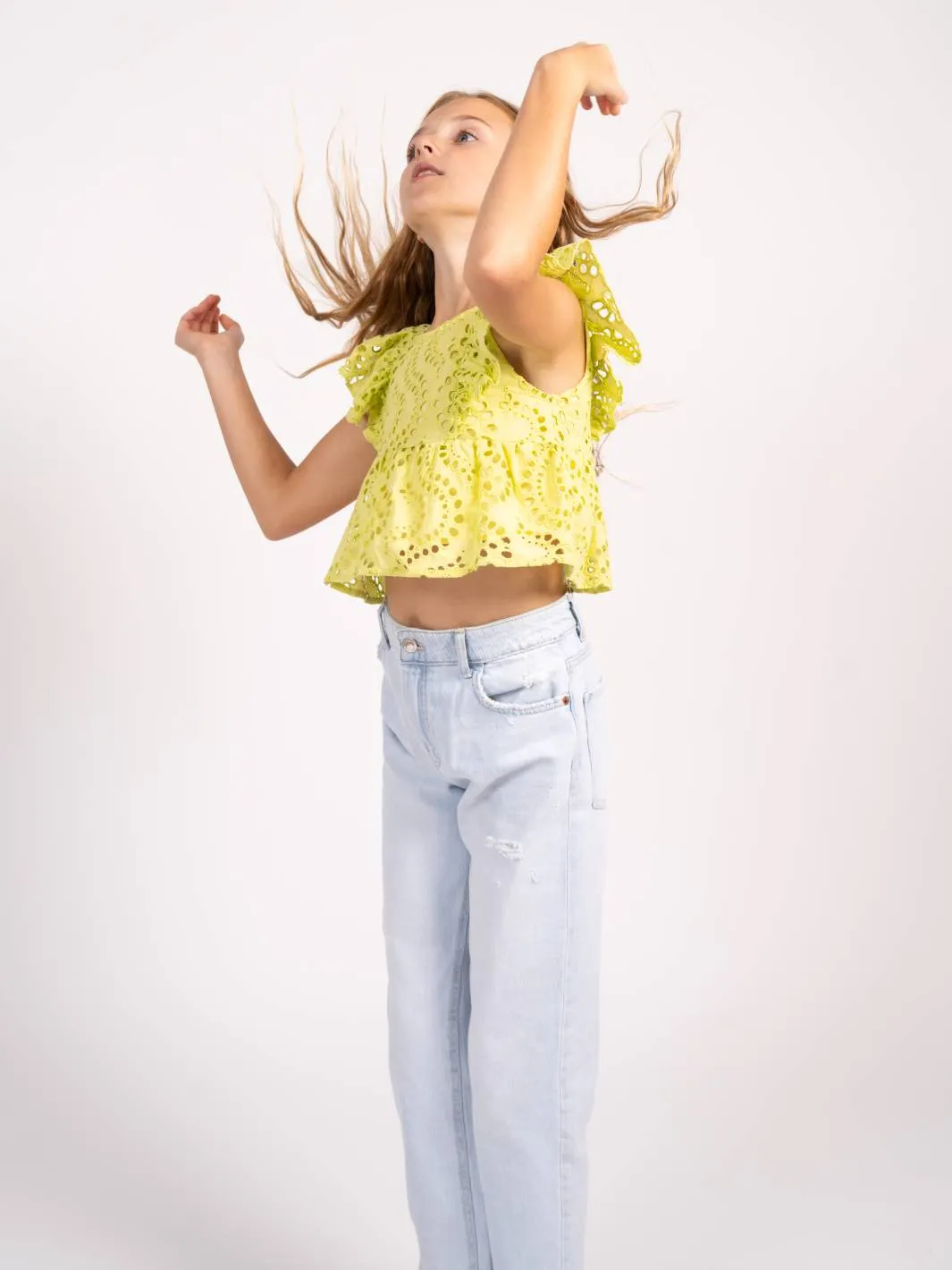 Liam Eyelet Top