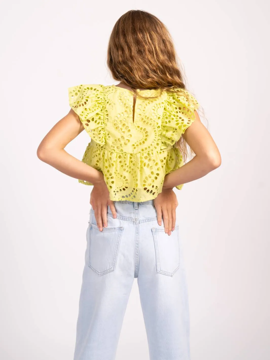 Liam Eyelet Top