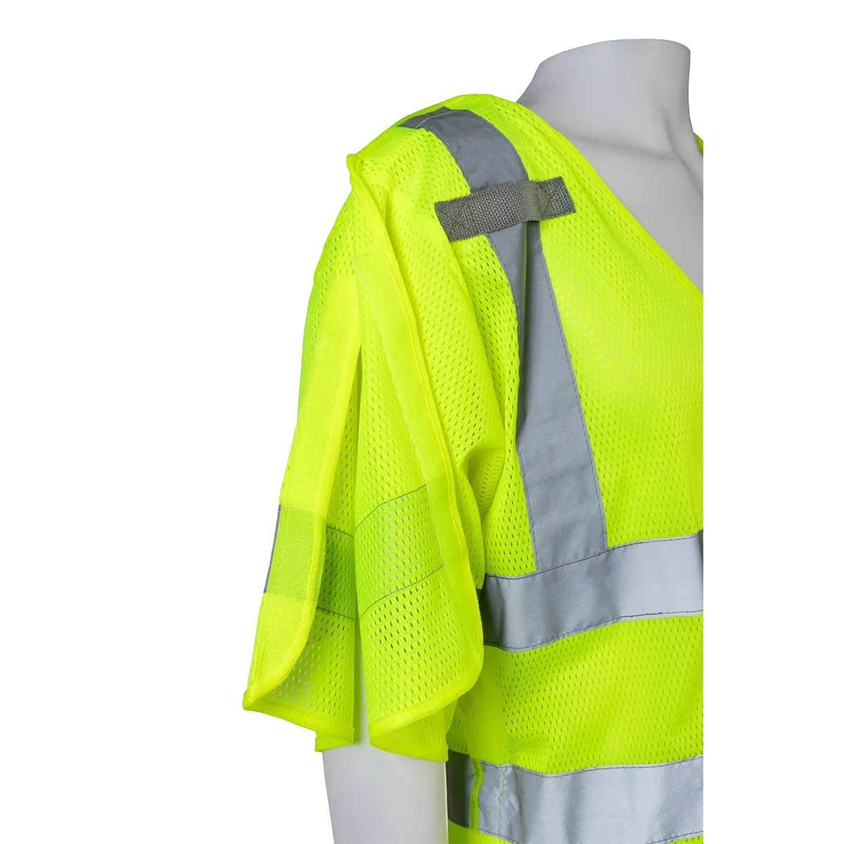 LVM3/OVM3-5PB ANSI 107-2020 Class 3 High-Vis Mesh Breakaway Short Sleeve Vest