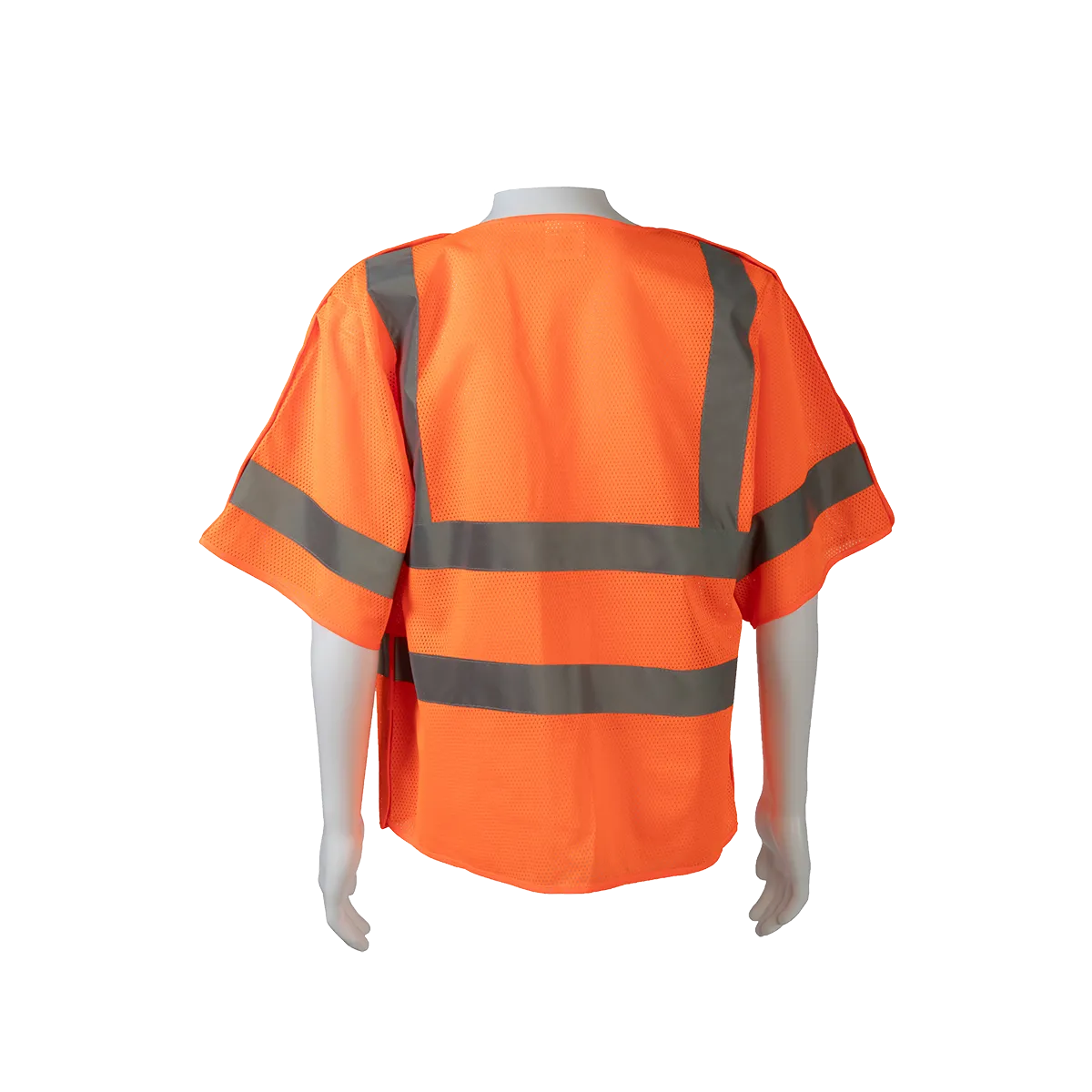 LVM3/OVM3-5PB ANSI 107-2020 Class 3 High-Vis Mesh Breakaway Short Sleeve Vest