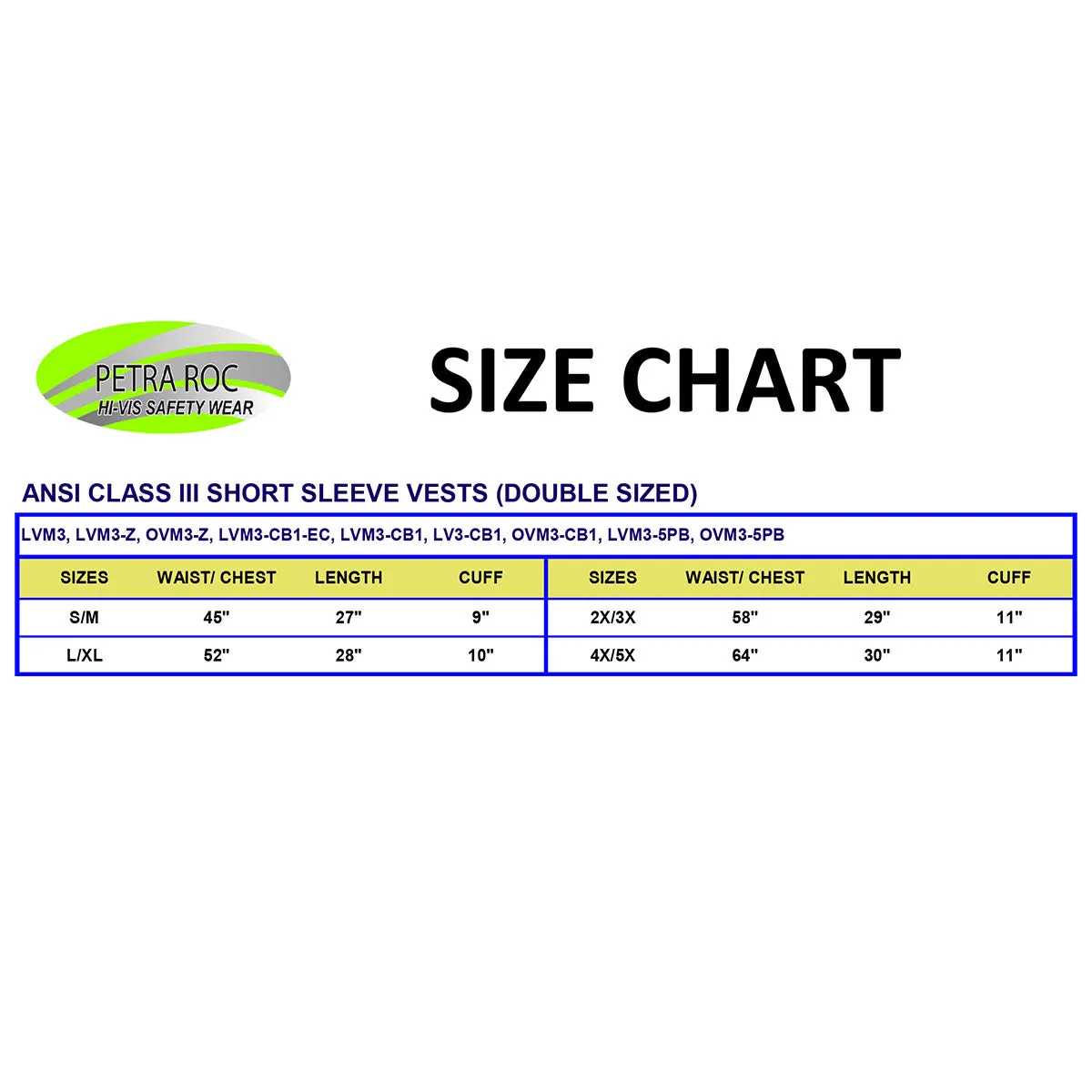 LVM3/OVM3-5PB ANSI 107-2020 Class 3 High-Vis Mesh Breakaway Short Sleeve Vest