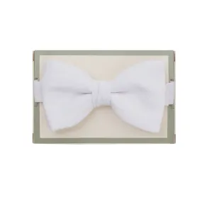 Marcella Bow Tie, Ready Tied - White