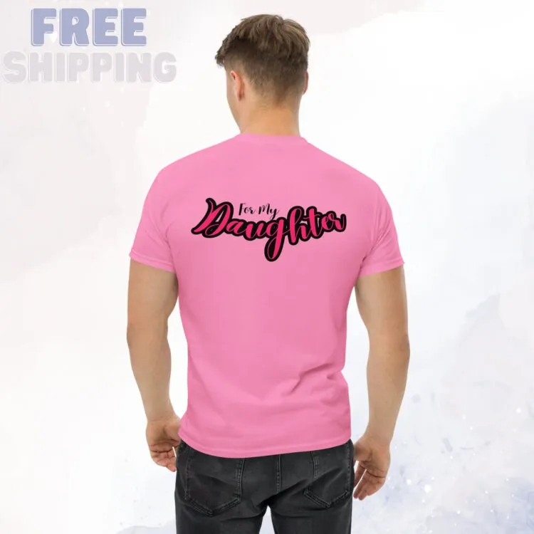 Mens I Wear Pink for My Daughter Tee