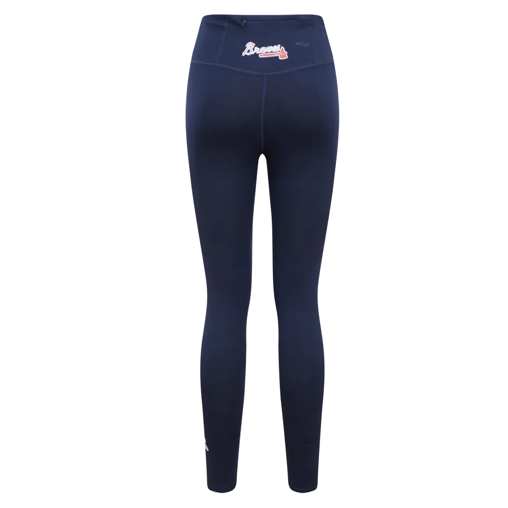 MLB ATLANTA BRAVES CLASSIC WOMEN'S JERSEY LEGGING (MIDNIGHT NAVY)