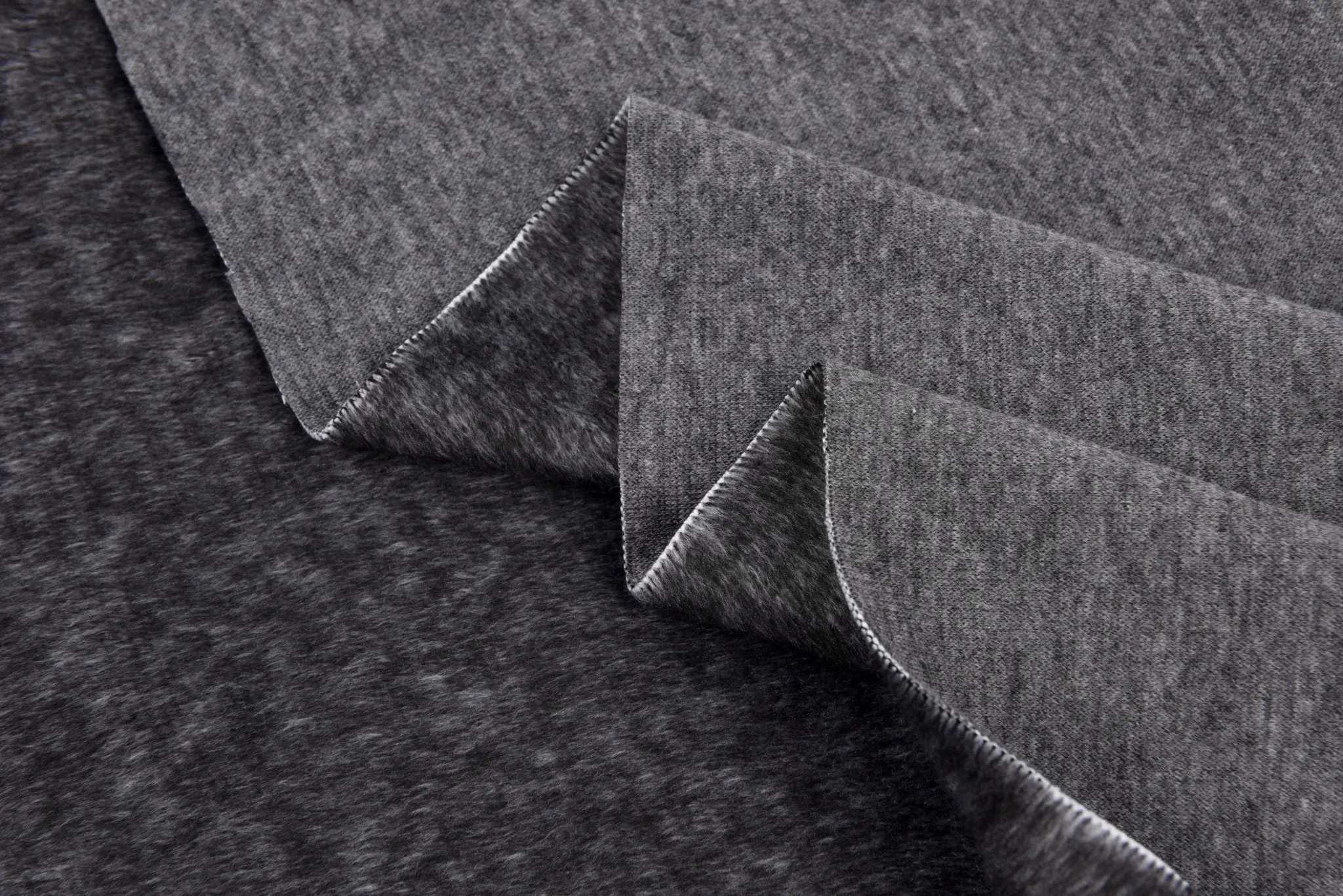 New Alpine Fleece  Mélange  Fabric / Cotton sweatshirt fabric