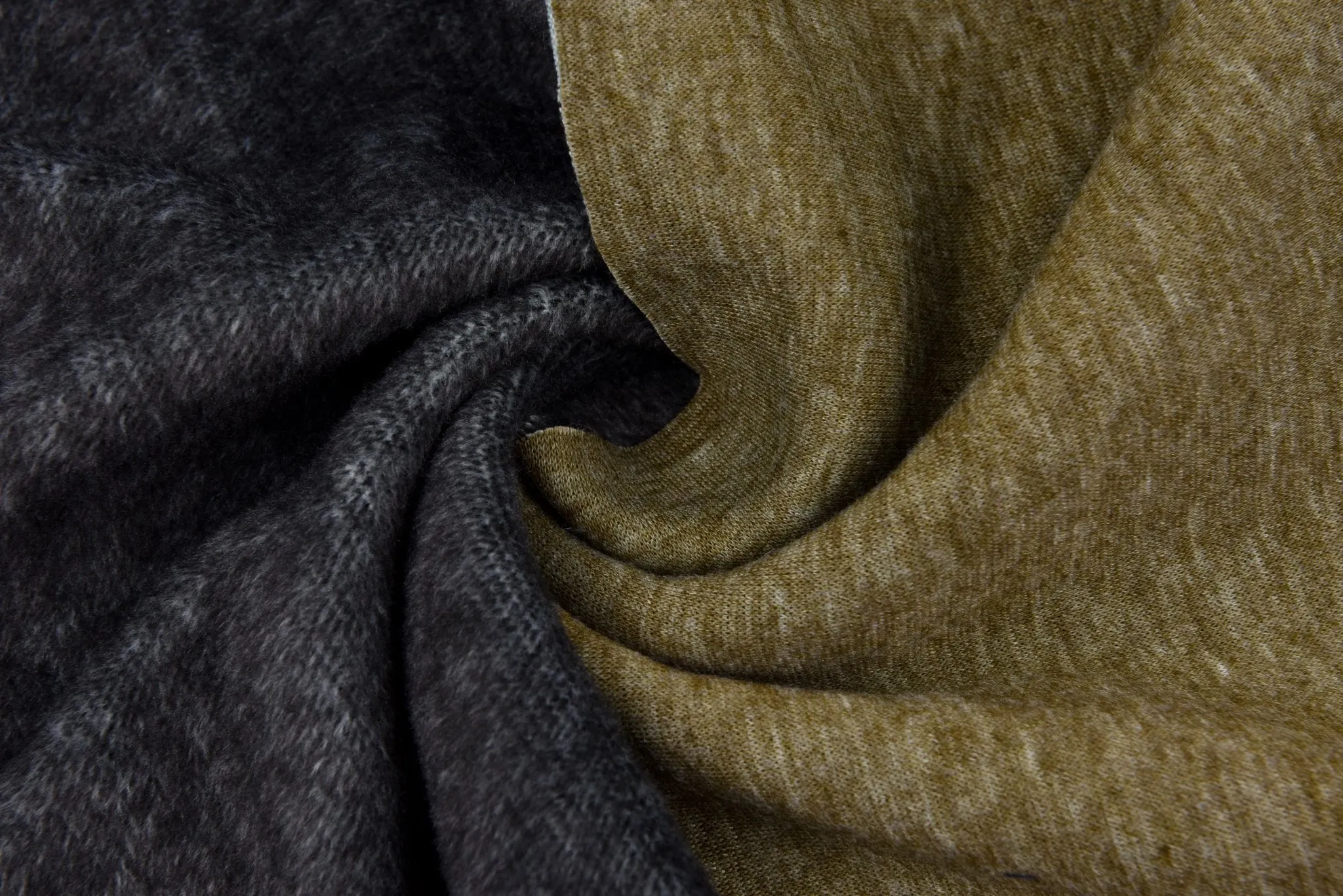 New Alpine Fleece  Mélange  Fabric / Cotton sweatshirt fabric