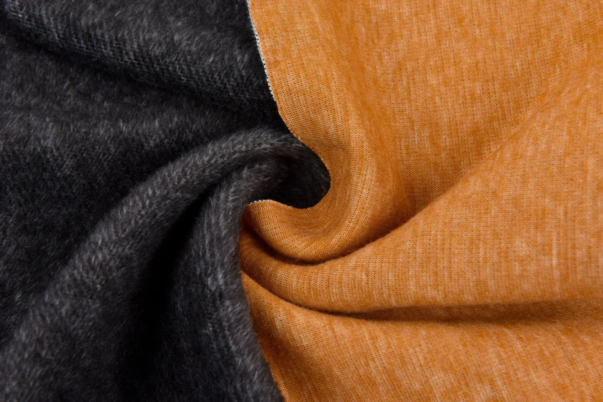 New Alpine Fleece  Mélange  Fabric / Cotton sweatshirt fabric