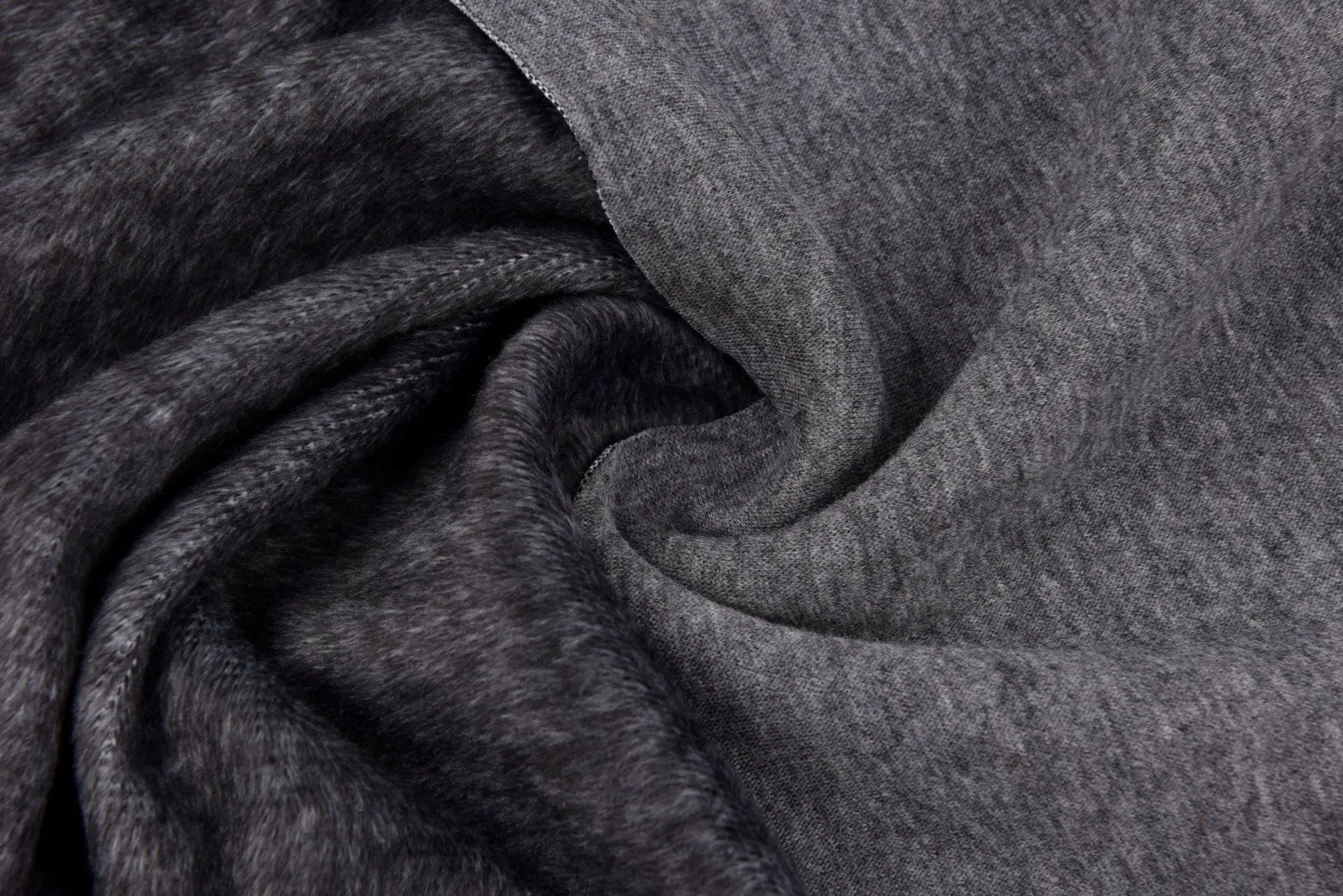 New Alpine Fleece  Mélange  Fabric / Cotton sweatshirt fabric
