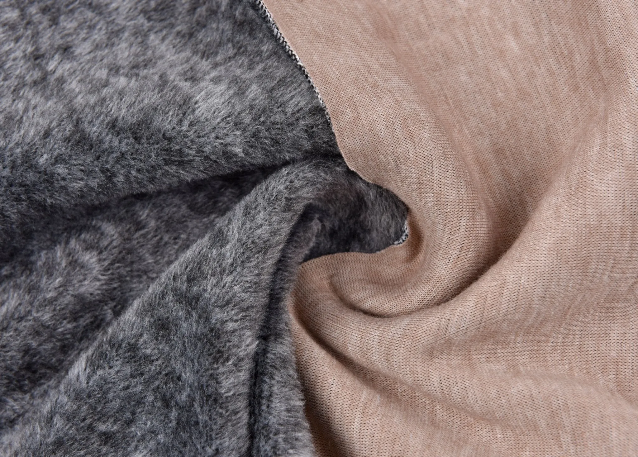 New Alpine Fleece  Mélange  Fabric / Cotton sweatshirt fabric